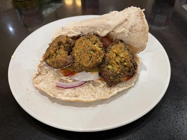Falafel sandwich