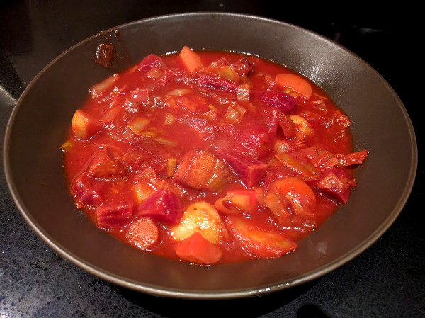 Bowl of borscht