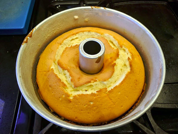 Pound Cake, baked