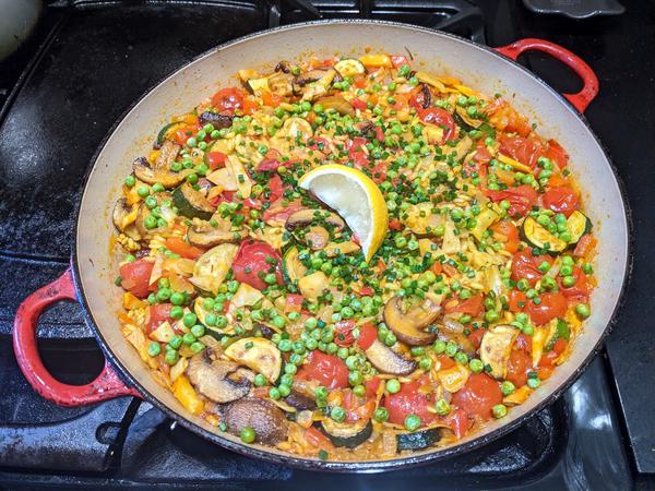 Vegetable Paella